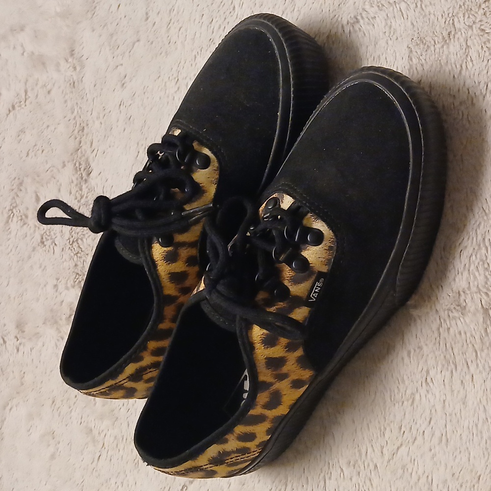 Vans Kreeper Style Leopard Sneakers